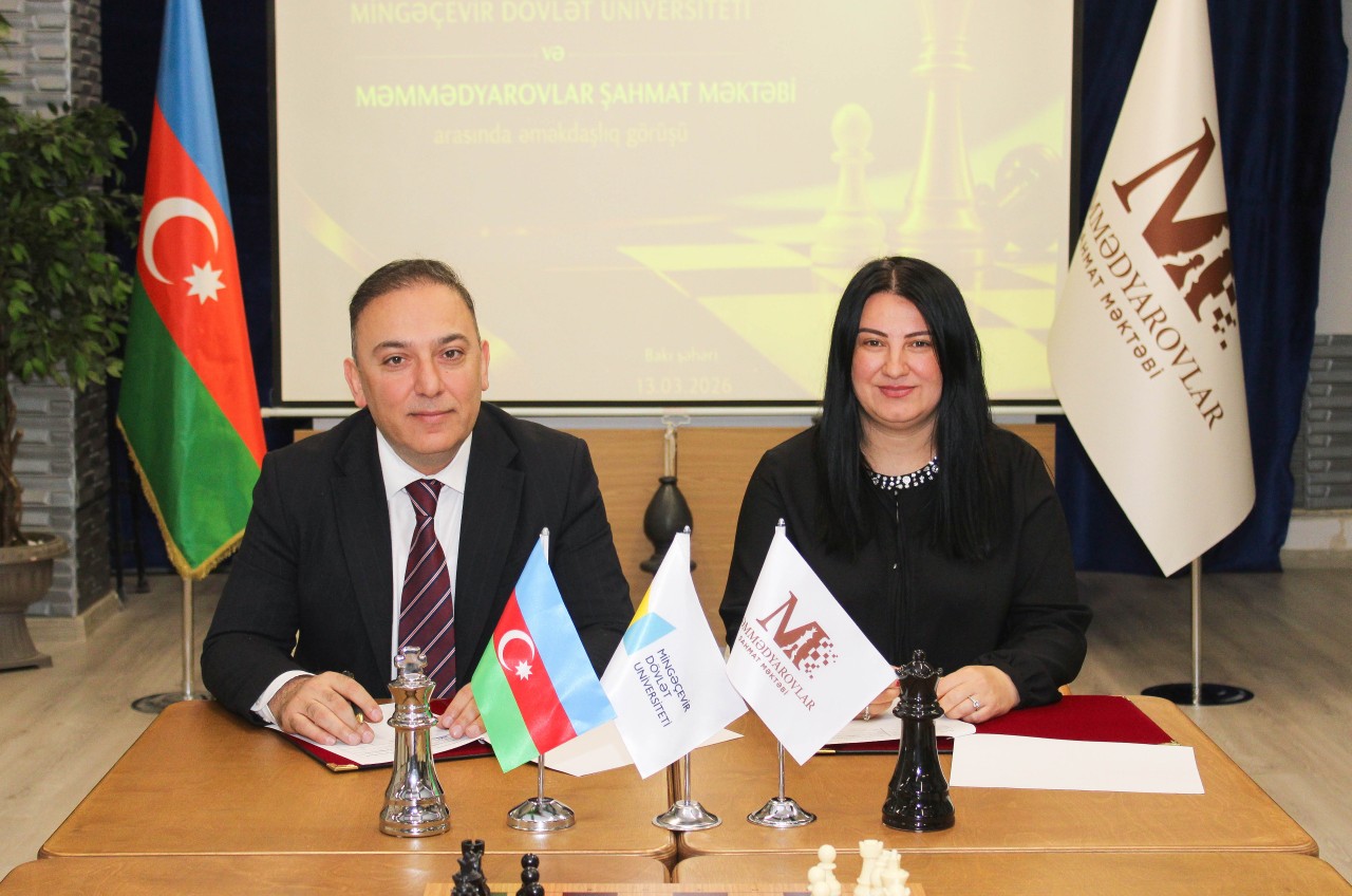 MDU və Məmmədyarovlar süni intellektlə şahmatı birləşdirir - FOTOLAR